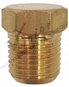 Tapon Cabeza Hexagonal 02 1/8"X1/8" Laton (121A-2)